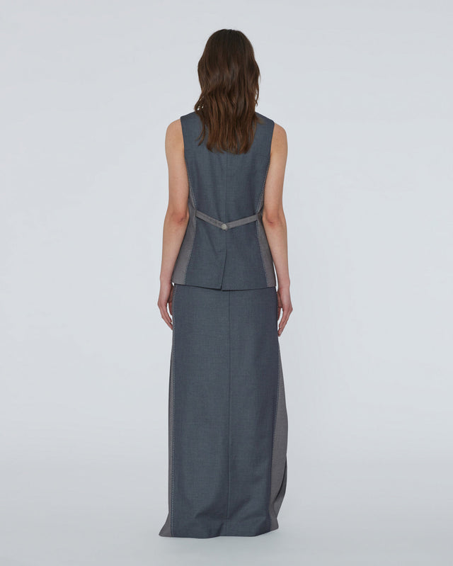 REMAIN Birger Christensen - Two Color Maxi Skirt