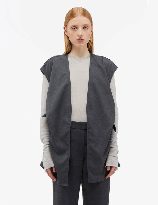 REMAIN Birger Christensen - Oversize Knot Detail Vest