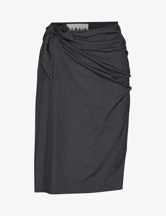 REMAIN Birger Christensen - Tied Suiting Skirt