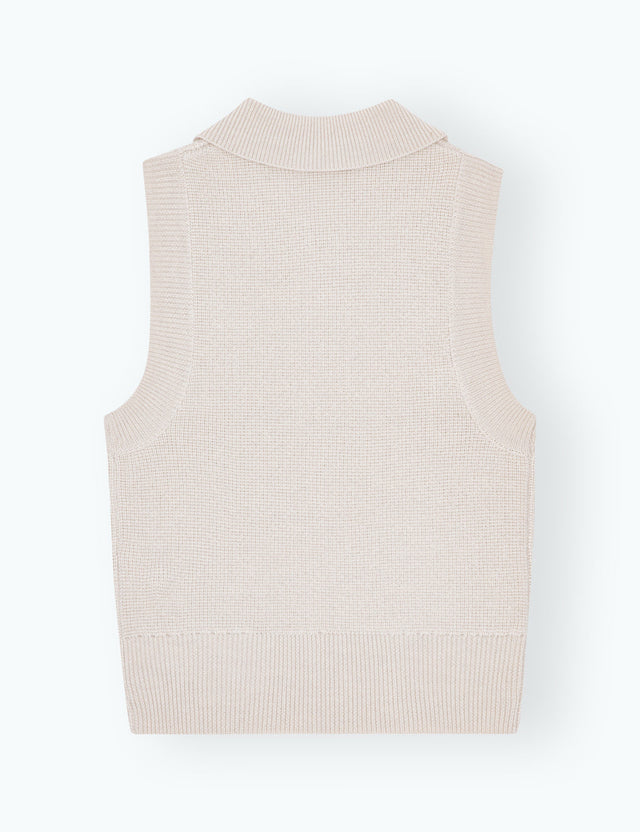 REMAIN Birger Christensen - Knitted Polo Top