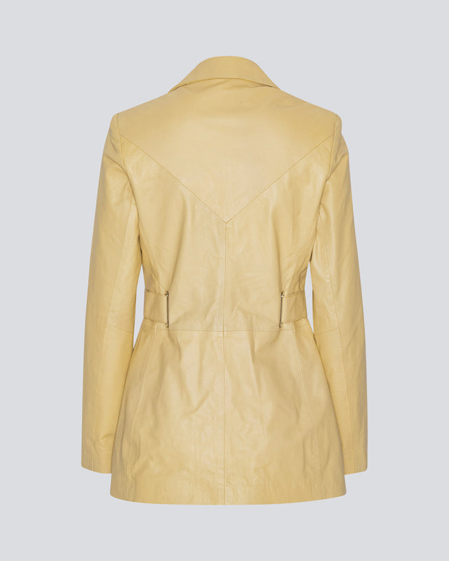 REMAIN Birger Christensen - Slim Leather Blazer