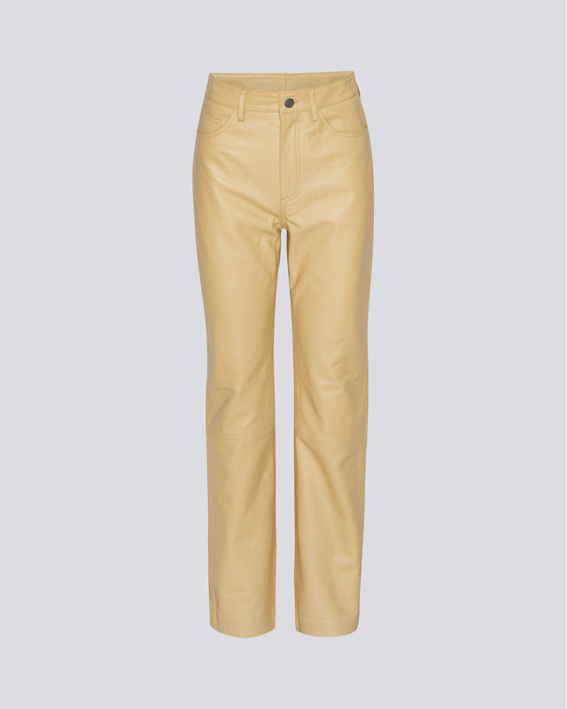 REMAIN Birger Christensen - Straight Leather Pants