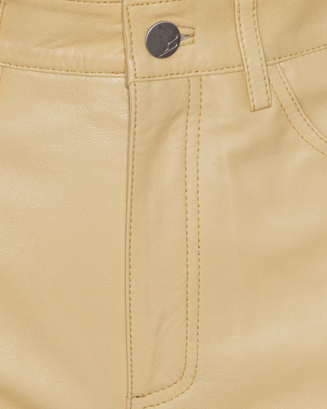 REMAIN Birger Christensen - Straight Leather Pants