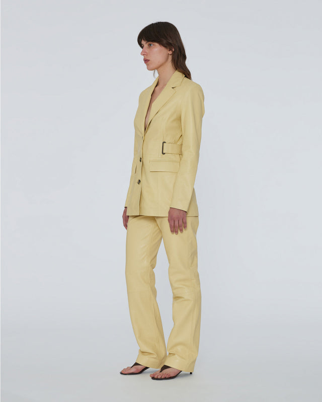 REMAIN Birger Christensen - Straight Leather Pants