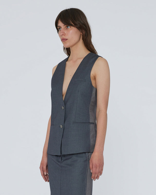REMAIN Birger Christensen - Two Color Vest