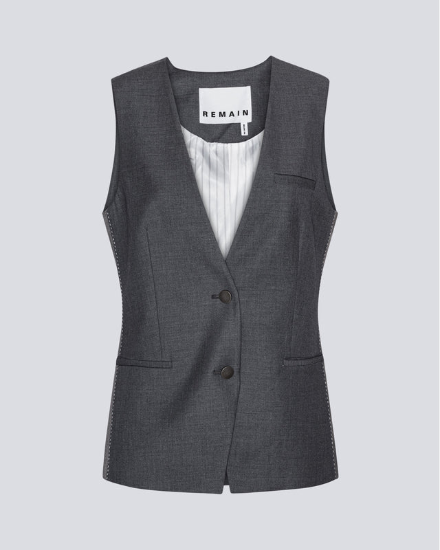 REMAIN Birger Christensen - Two Color Vest