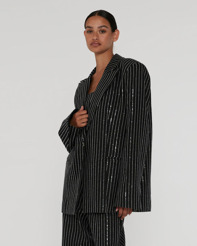ROTATE Birger Christensen - Sequin Twill Blazer