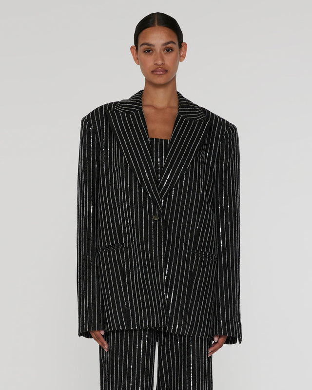 ROTATE Birger Christensen - Sequin Twill Blazer