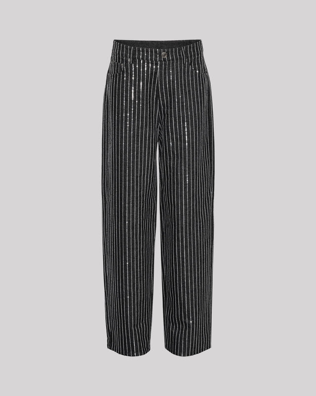 ROTATE Birger Christensen - Sequin Twill Wide Pants