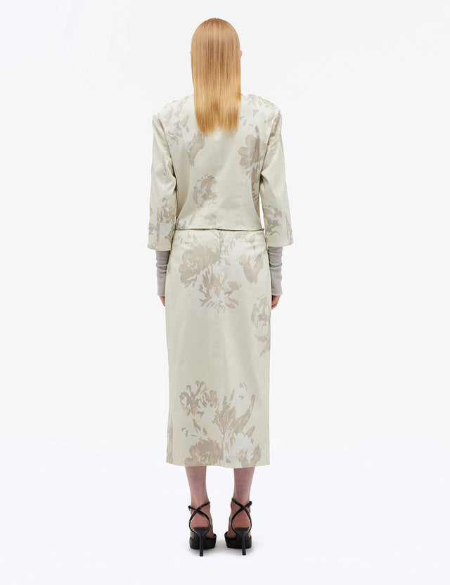 REMAIN Birger Christensen - Floral Midi Skirt