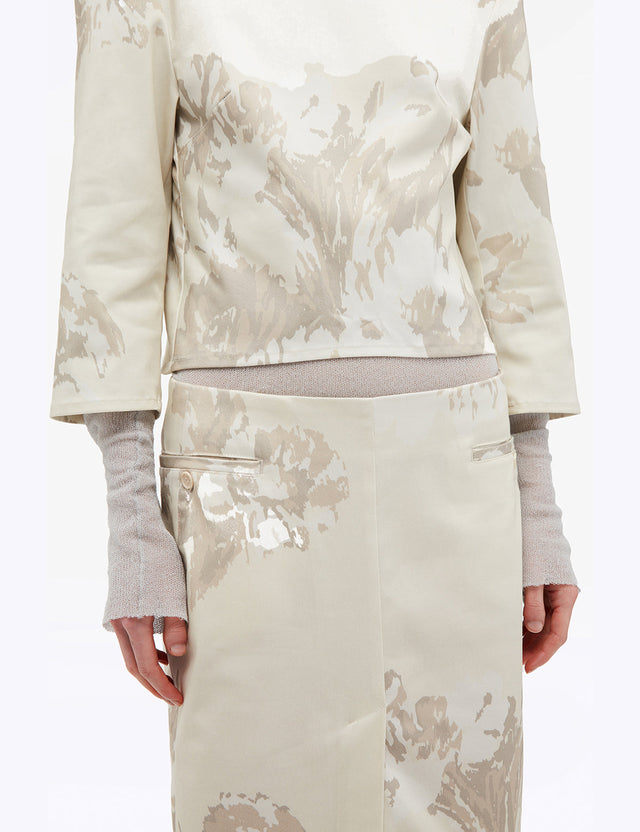 REMAIN Birger Christensen - Floral Midi Skirt