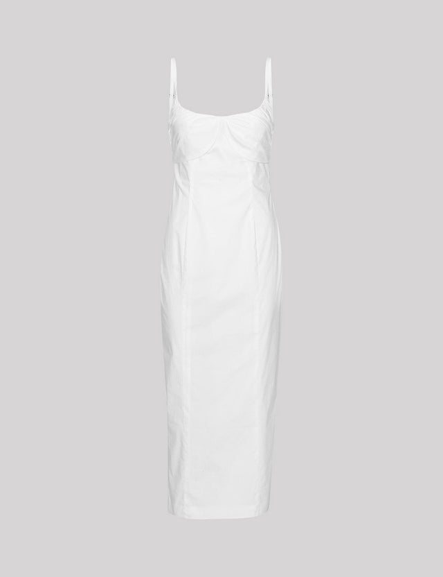 ROTATE Birger Christensen - Ruched Cup Midi Dress