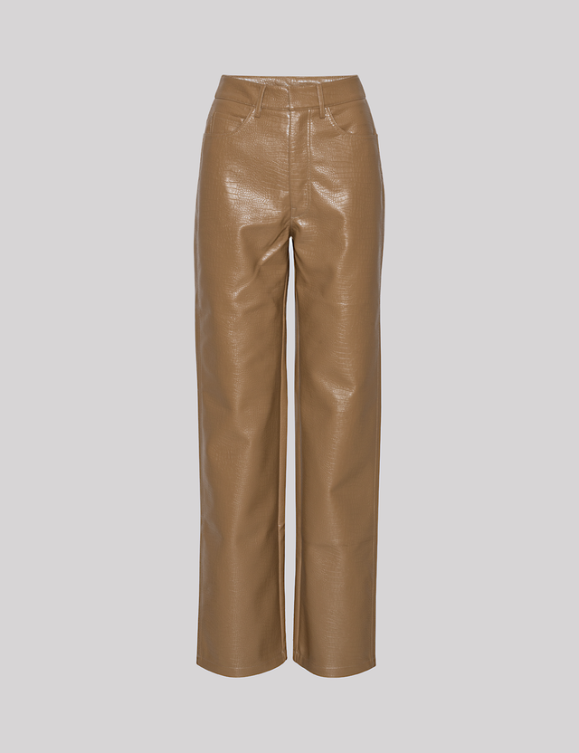 ROTATE Birger Christensen - Textured Straight Pants